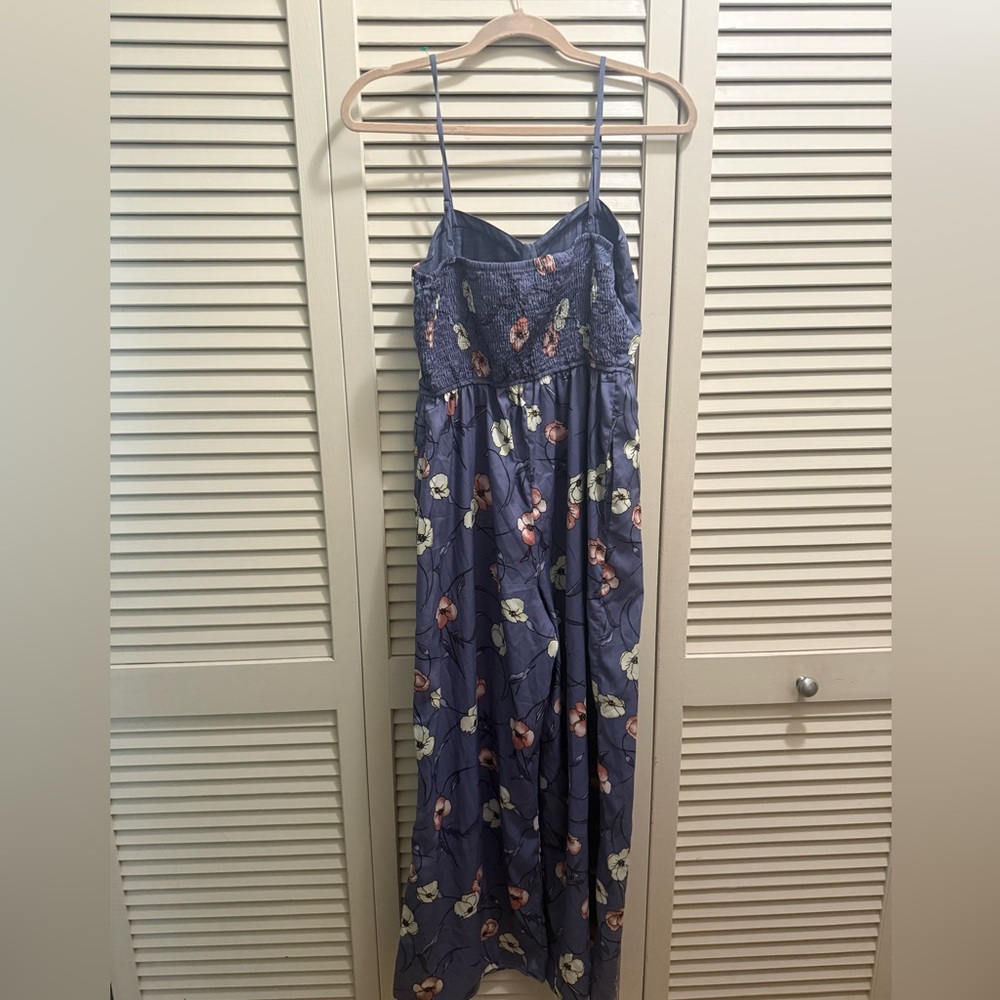 Band of Gypsies Purple Floral Jumpsuit - Picture 6 of 6